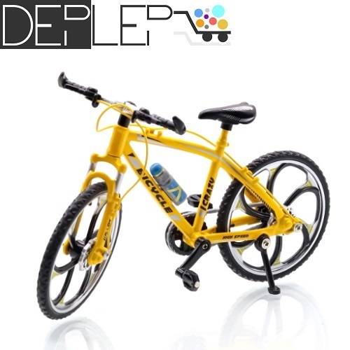 ماکت دوچرخه کوهستان مدل 0818-2A زرد (SCALE 1:10)